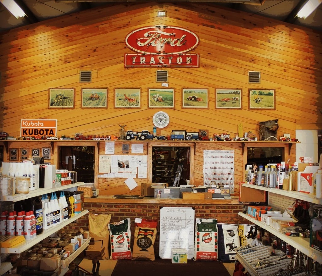 Abingdon Equipment Co. parts counter located in Abingdon, VA